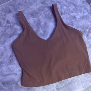 lululemon athletica Brown Tank Top